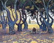 Paul Signac, plane trees place des lices